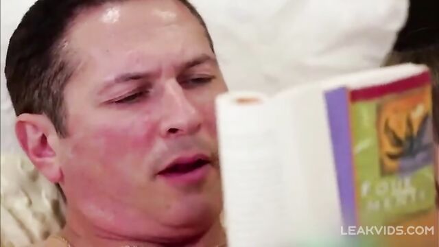 Slutty daughter seduces her daddy and rides his big cock - 2 image