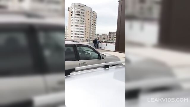 Drug addled brother fucks his sister hard in the parking lot