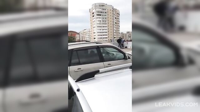 Drug addled brother fucks his sister hard in the parking lot - 3 image