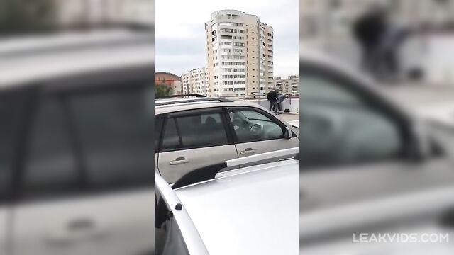 Drug addled brother fucks his sister hard in the parking lot - 4 image