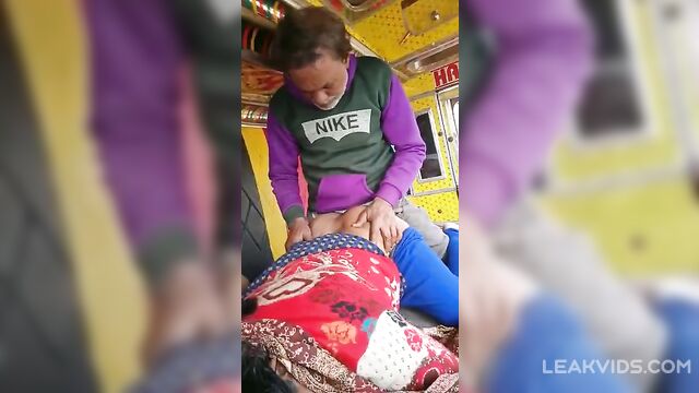 Local whore gets fucked by a truck driver in his car - 5 image