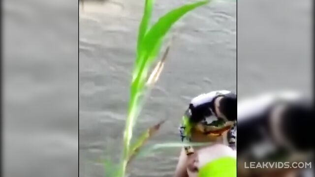 Real Mom Caught Cheating With Her Own Son Outdoor - 1 image