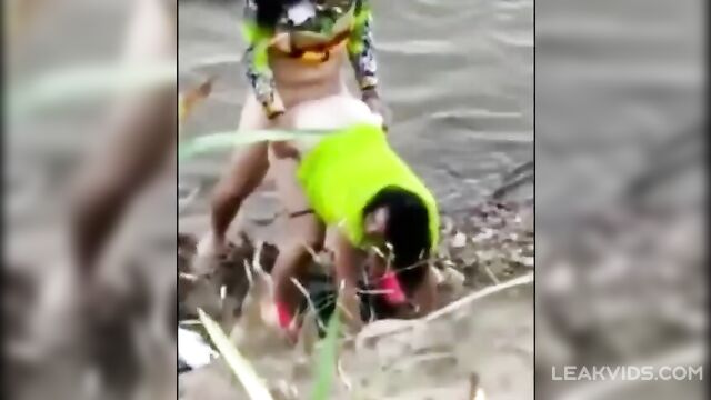 Real Mom Caught Cheating With Her Own Son Outdoor - 3 image