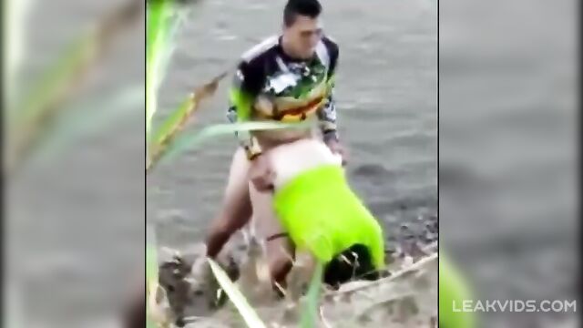 Real Mom Caught Cheating With Her Own Son Outdoor - 5 image