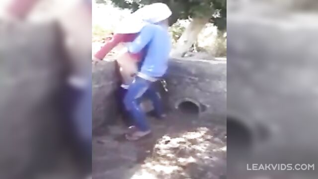 Muslim sister was caught fucking her brother in public