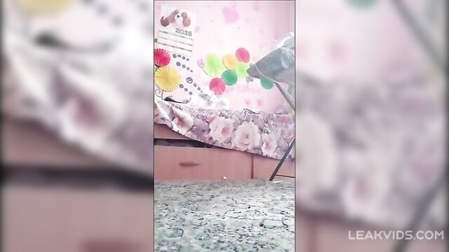 Father spying on daughter masturbating with deodorant - Caught on IP CAM - 5 image