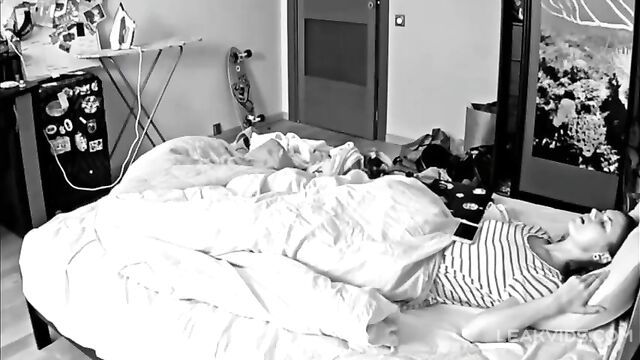 Horny Mom Watching Porn and Masturbating Solo and was Caught on Hidden Cam her Son - 5 image