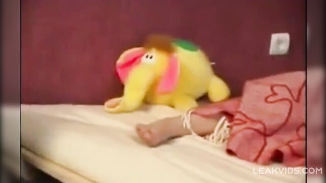 Sleeping naked mom with hairy cunt seduces son for incestuous sex in bed - 1 image