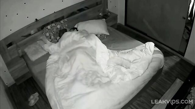 Stunning Italian Sister Fucked By Her Brother In Her Bed On Hidden Cam - 1 image