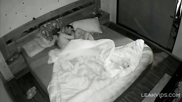 Stunning Italian Sister Fucked By Her Brother In Her Bed On Hidden Cam - 2 image