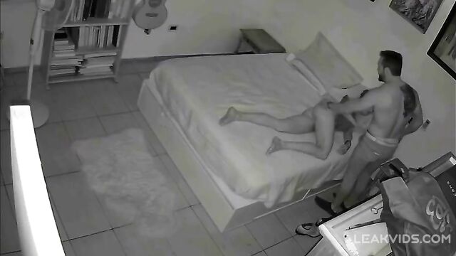 Sexy Busty Fit Sister Indulges In Hot Sex With Big Dicked Brother on IP cam - 2 image