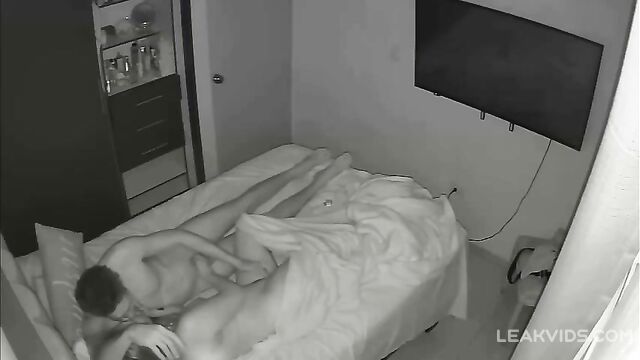 Real Brother Deeply Penetrates His Skinny Sister On Ip Camera - 2 image