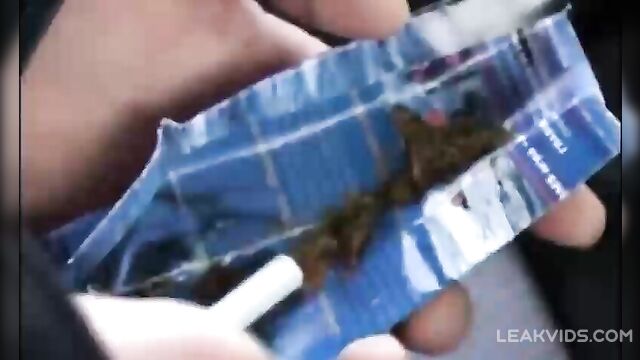 Brother Gets His Sister High On Marijuana And She Gives Him A Blowjob In The Car - 1 image