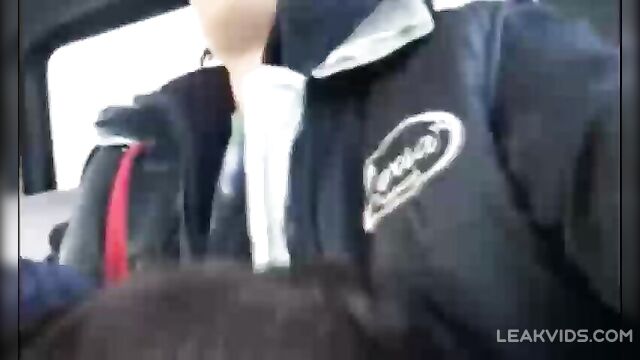 Brother Gets His Sister High On Marijuana And She Gives Him A Blowjob In The Car - 3 image