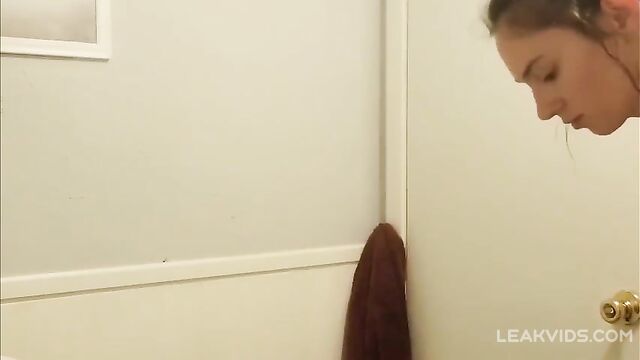 Spy Cam Caught Stunning Daughter Having Shower. She Is So Fit - 2 image