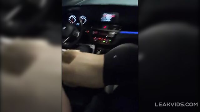 Sister wanted her brother to drive her home in his fancy BMW, but he made her suck his cock - 3 image