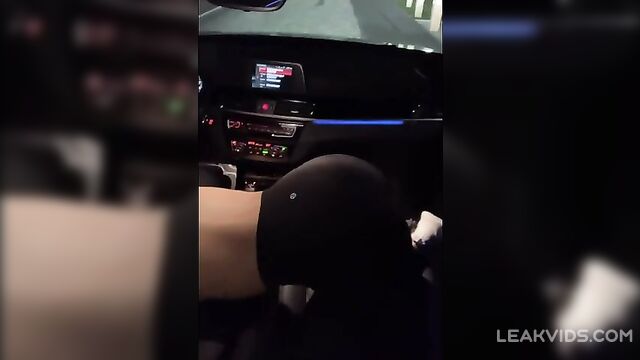 Sister wanted her brother to drive her home in his fancy BMW, but he made her suck his cock - 4 image