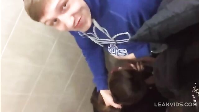 Drunken Sister Fucked By Brother With Her Face In The Restroom - 1 image