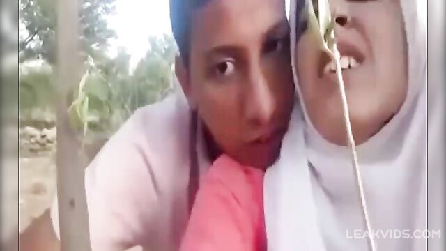 Teenage Muslim Sister Engages In Painful Anal With Brother For First Time - 2 image