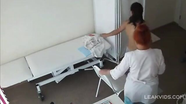 Hot Girl Gets Spied During A Chiro Examination