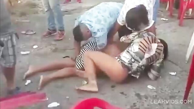 Two Prostitutes Fought In The Street Over A Rich Client