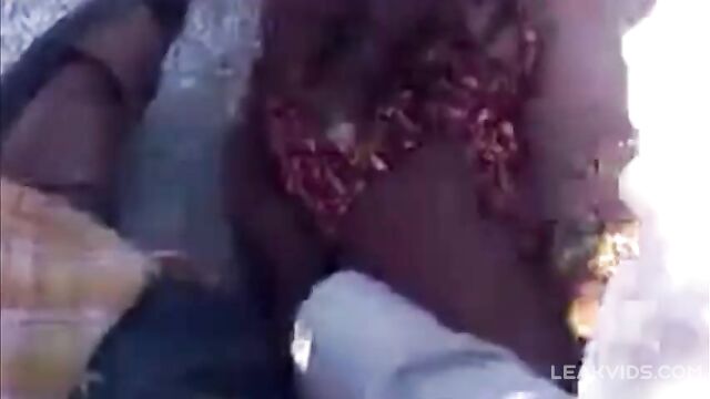 Beautiful Indian Wife Is Fucked Hard By Her Husband's Friends In Public - 3 image