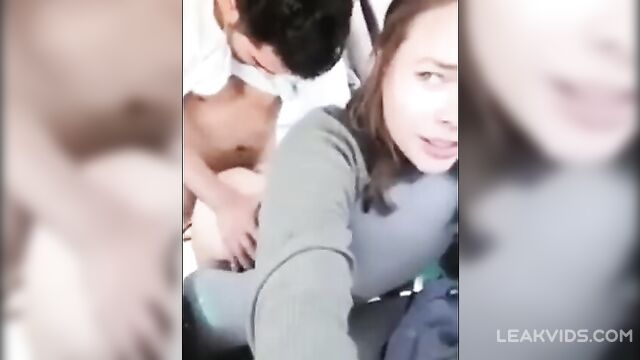 Pretty Sister Films Being Fucked In The Car By Her Brother - 3 image