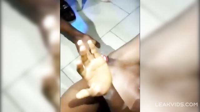 Naked African Whore gets Fucked with a Coke Bottle - 4 image