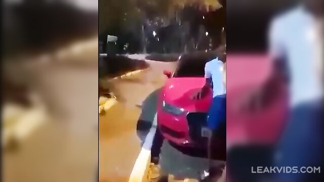 Naughty Street Whore Goes For Dirty Gangbang Outdoor - 2 image