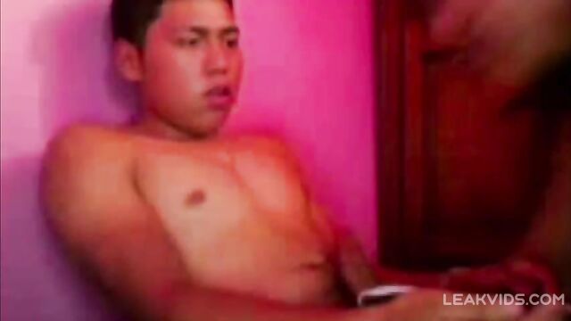 Sister Sucking Her Brother's Cock On Webcam - 3 image