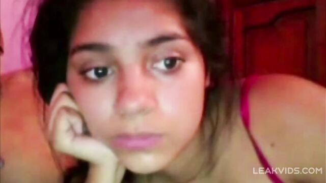 Sister Sucking Her Brother's Cock On Webcam - 5 image