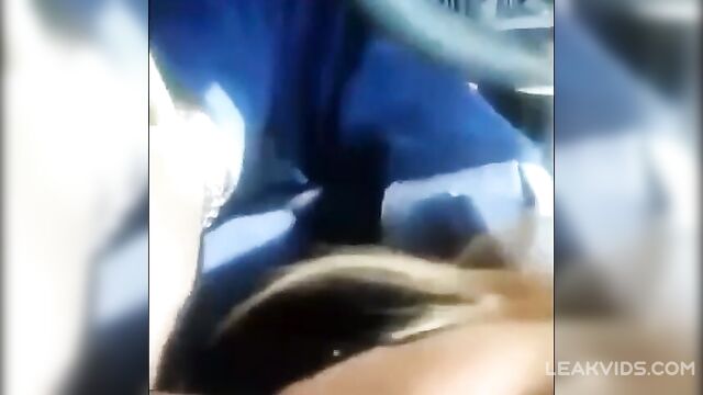 Two Horny Cops Suck and Fuck in a Police Car - 1 image