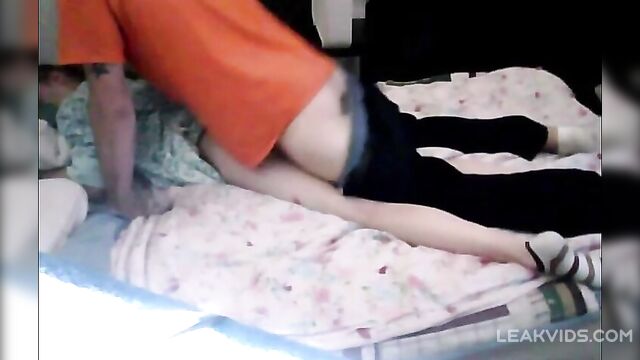 Sleeping Sister Gets Used And Creampied By Brother - 4 image